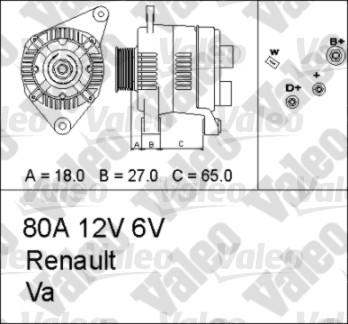 Valeo 436661 - Генератор avtolavka.club