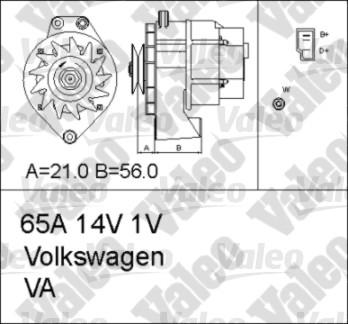 Valeo 436601 - Генератор avtolavka.club