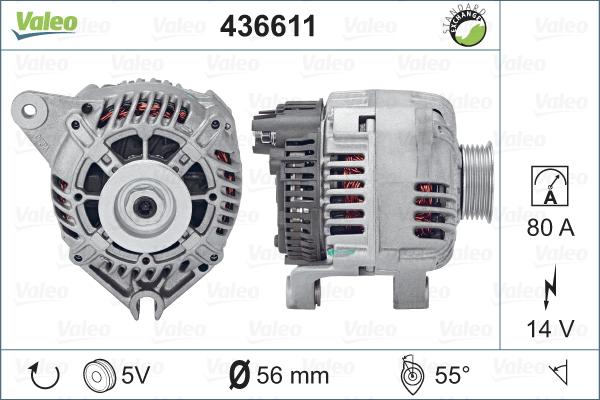 Valeo 436611 - Генератор avtolavka.club