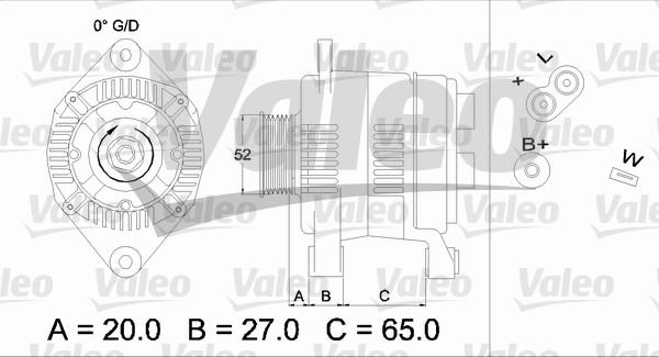 Valeo 436617 - Генератор avtolavka.club