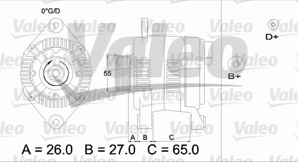 Valeo 436635 - Генератор avtolavka.club