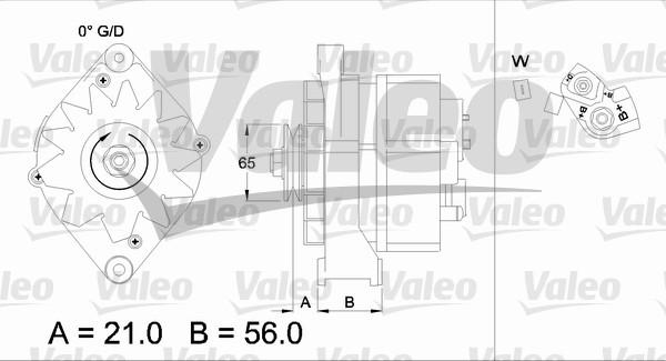 Valeo 436621 - Генератор avtolavka.club