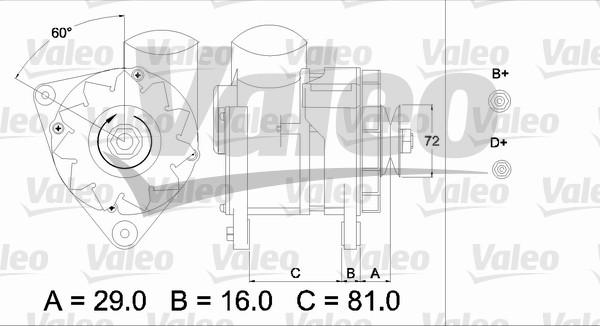 Valeo 436622 - Генератор avtolavka.club