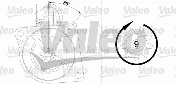 Valeo 436044 - Стартер avtolavka.club