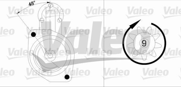 Valeo 436046 - Стартер avtolavka.club