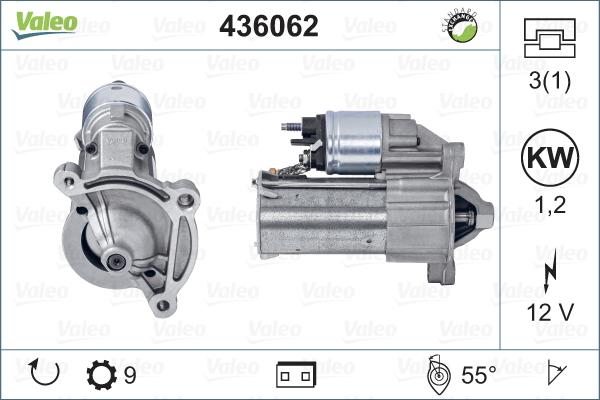 Valeo 436062 - Стартер avtolavka.club