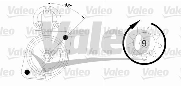 Valeo 436085 - Стартер avtolavka.club