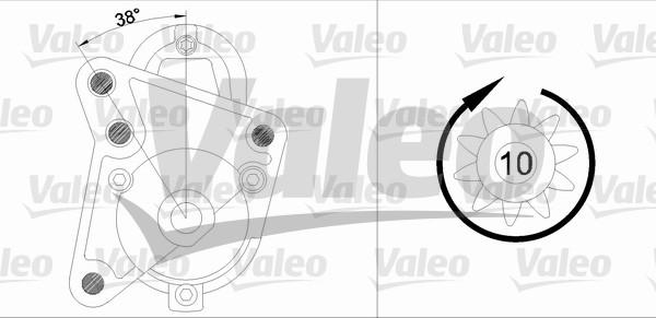 Valeo 436081 - Стартер avtolavka.club