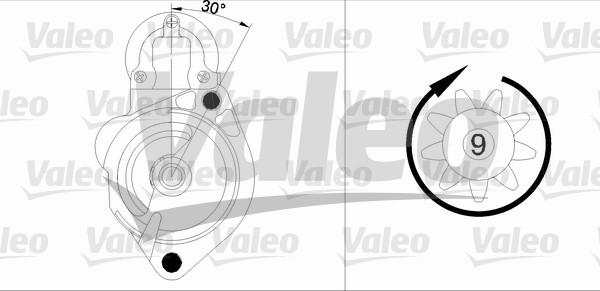 Valeo 436030 - Стартер avtolavka.club