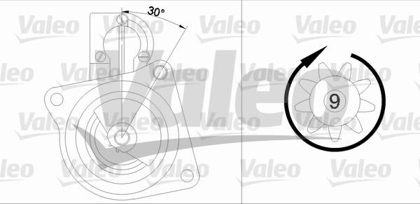 Valeo 436037 - Стартер avtolavka.club