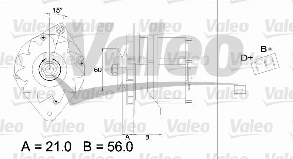 Valeo 436196 - Генератор avtolavka.club