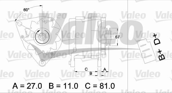 Valeo 436144 - Генератор avtolavka.club