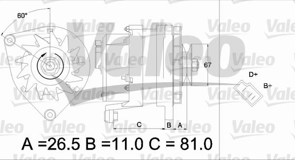 Valeo 436145 - Генератор avtolavka.club