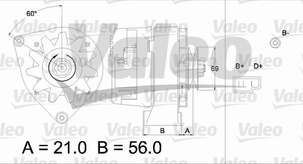 Valeo 436146 - Генератор avtolavka.club