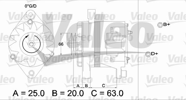 Valeo 436103 - Генератор avtolavka.club