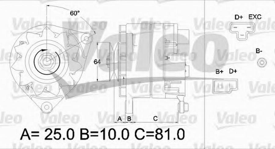 Valeo 436170 - Генератор avtolavka.club