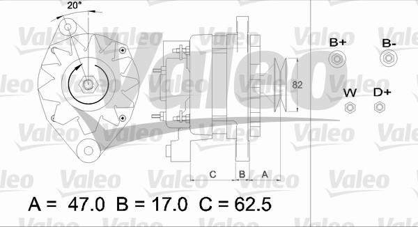 Valeo 436394 - Генератор avtolavka.club