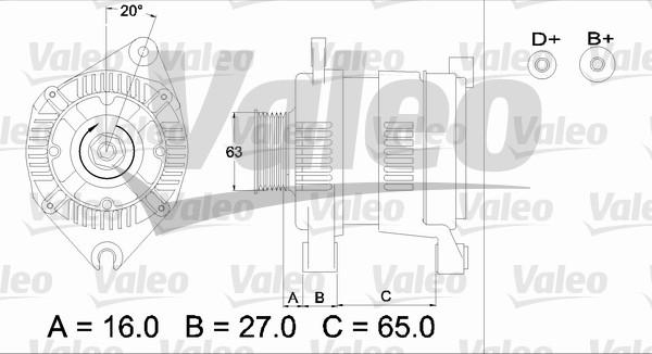 Valeo 436340 - Генератор avtolavka.club