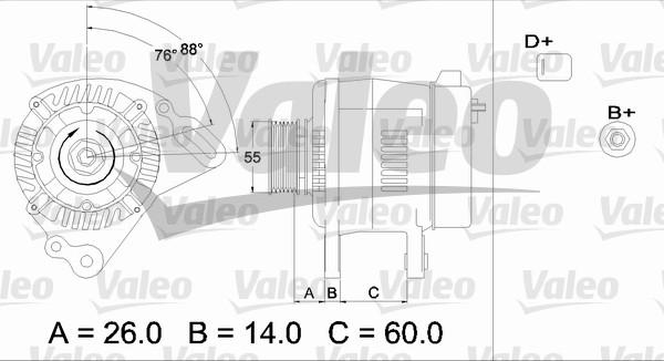 Valeo 436364 - Генератор avtolavka.club