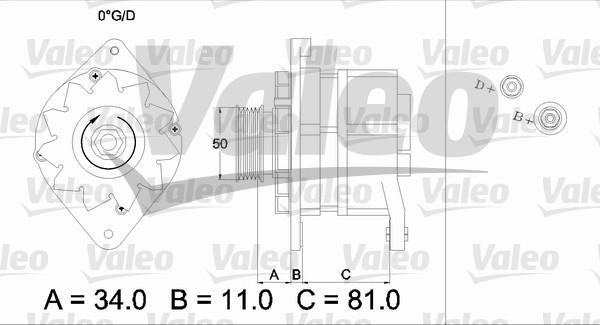 Valeo 436301 - Генератор avtolavka.club