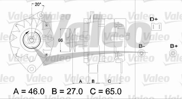 Valeo 436308 - Генератор avtolavka.club