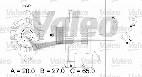 Valeo 436382 - Генератор avtolavka.club