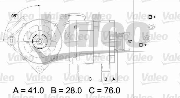 Valeo 436333 - Генератор avtolavka.club