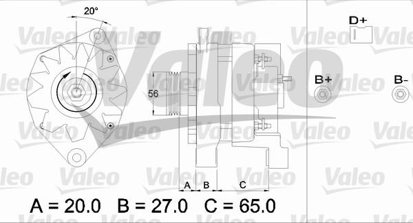 Valeo 436322 - Генератор avtolavka.club