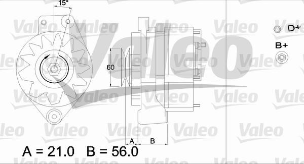 Valeo 436296 - Генератор avtolavka.club