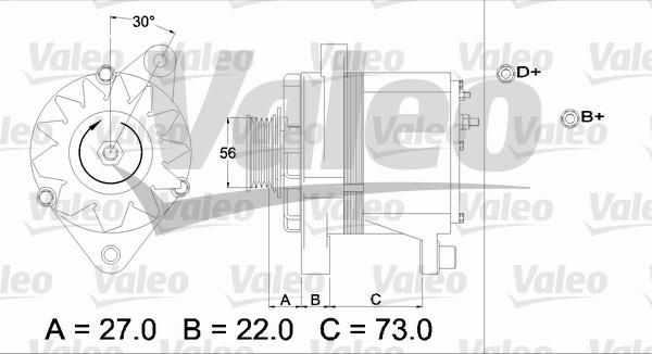 Valeo 436242 - Генератор avtolavka.club