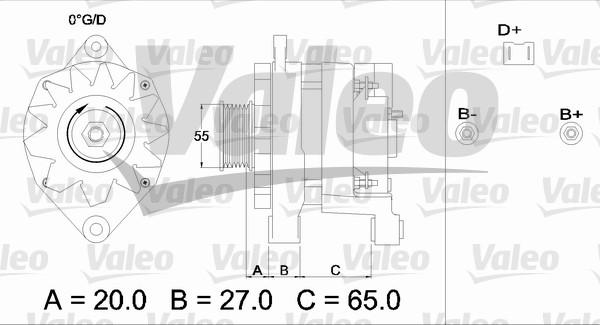 Valeo 436254 - Генератор avtolavka.club