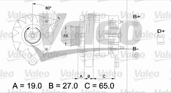 Valeo 436253 - Генератор avtolavka.club