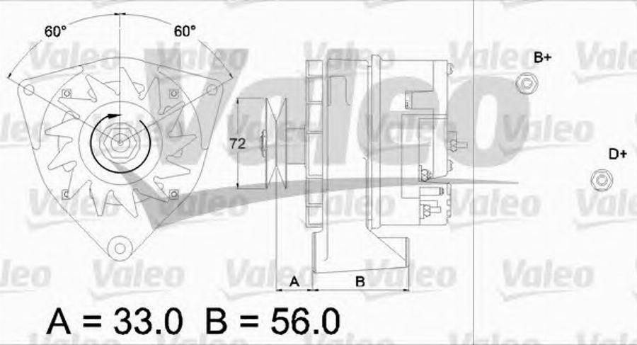 Valeo 436 266 - Генератор avtolavka.club