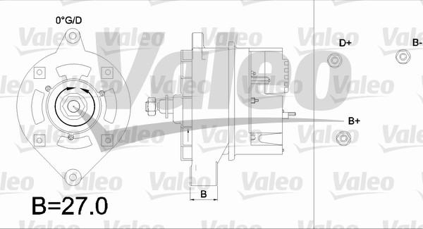 Valeo 436263 - Генератор avtolavka.club