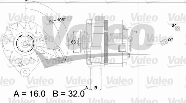 Valeo 436230 - Генератор avtolavka.club