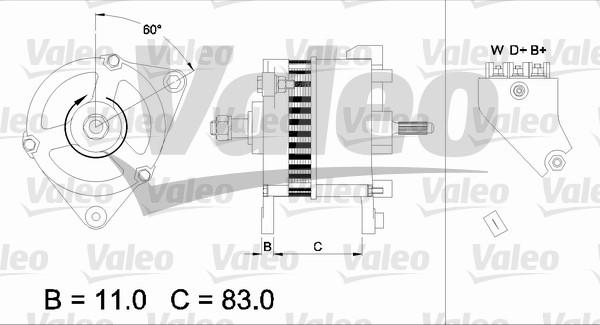 Valeo 436755 - Генератор avtolavka.club