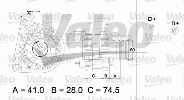 Valeo 436700 - Генератор avtolavka.club