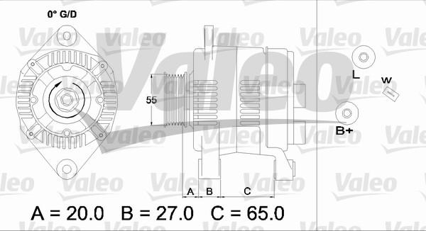 Valeo 436733 - Генератор avtolavka.club