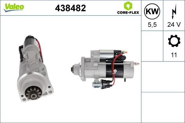 Valeo 438482 - Стартер avtolavka.club