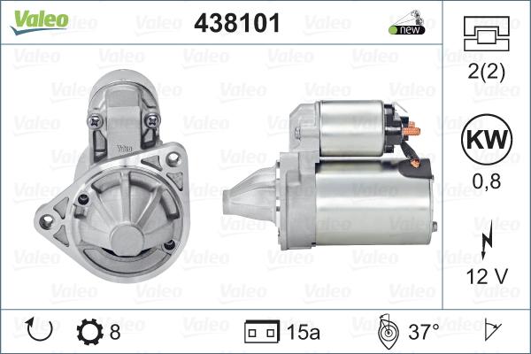 Valeo 438101 - Стартер avtolavka.club