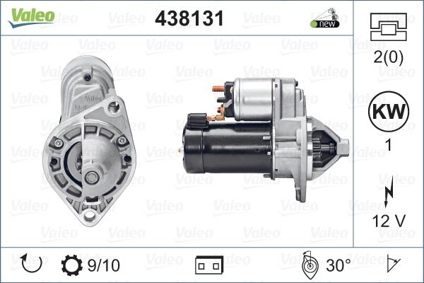 Valeo 438131 - Стартер avtolavka.club