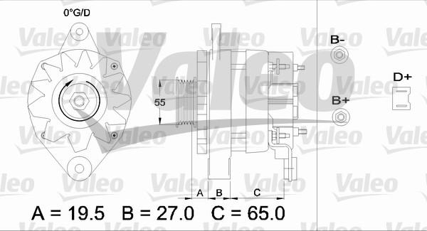 Valeo 433444 - Генератор avtolavka.club