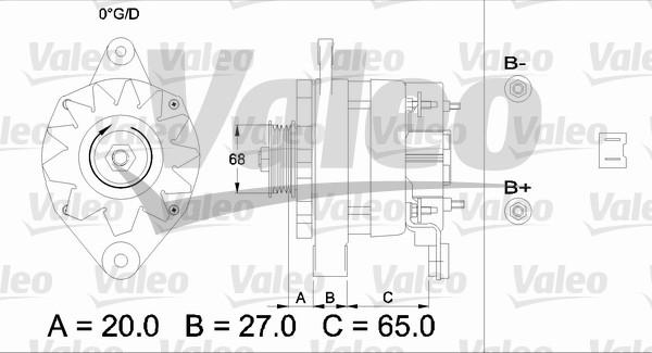 Valeo 433445 - Генератор avtolavka.club