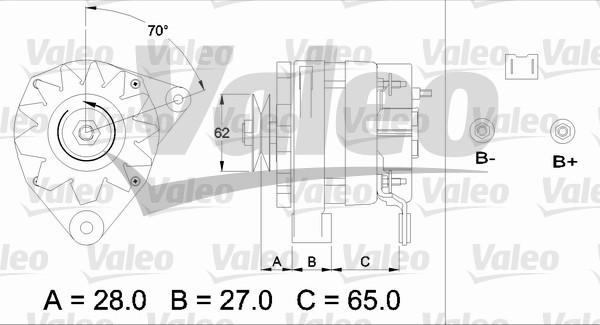 Valeo 433446 - Генератор avtolavka.club