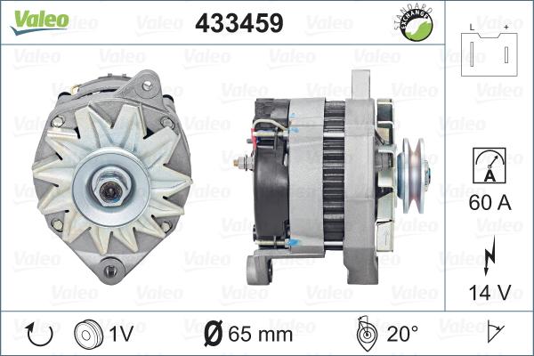 Valeo 433459 - Генератор avtolavka.club