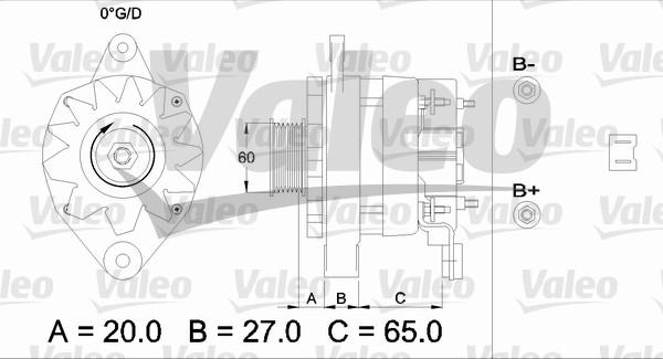 Valeo 433461 - Генератор avtolavka.club