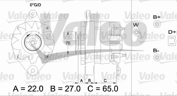 Valeo 433462 - Генератор avtolavka.club