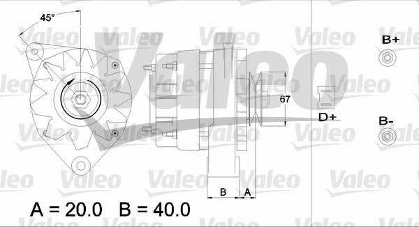 Valeo 433416 - Генератор avtolavka.club