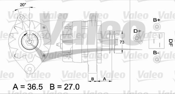 Valeo 433395 - Генератор avtolavka.club