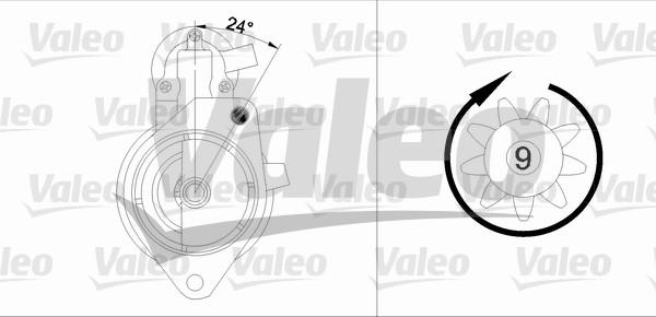 Valeo 433344 - Стартер avtolavka.club